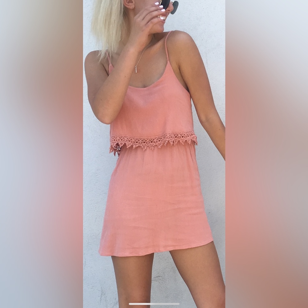 Pink sun dress